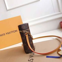 Louis Vuitton Brown Monogram Canvas Phone Box Shoulder Bag Louis Vuitton