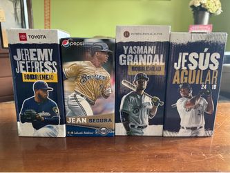 New in box Brewers Bobbleheads take all