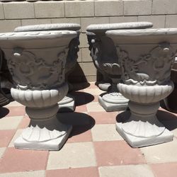 New Flower Pots Made Out Cement Perfect Gift For Any Occasion 