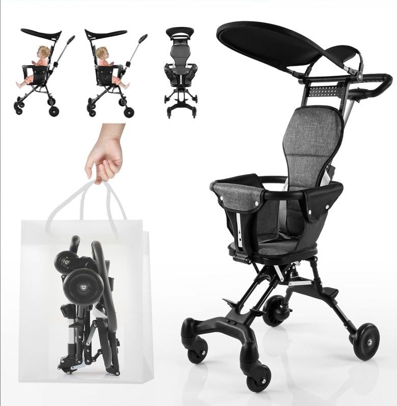 JUETKOO-Baby-Stroller-Travel-Light-Stroller, Portable Compact Stroller