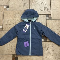 NWT Spyder girls superlite jacket Size XS 5/6