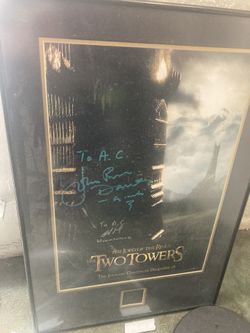 Lord Of The Rings Signed Poster