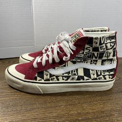 Vans x Yusuke Hanai SK8-HI Top 138 Decon SF Illustrations Rumba Red Rare Size 10