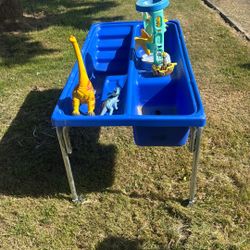 Big Wheels Water/Sand Table 26X51” Inch And 23” Inches Tall 