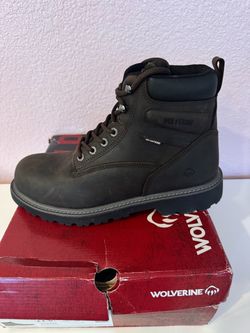 New Wolverine Waterproof Work Boot with steel toe