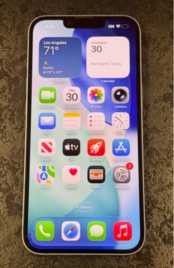 Apple iPhone 14 128GB Blue Unlocked 90% Battery Health Excellent Condition