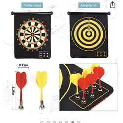 Mixi Magnetic Dart Board for Kids,