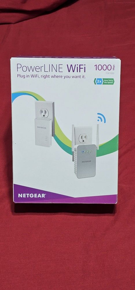 Netgear Powerline AC1000 WiFi Access Point And Adapter