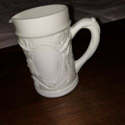Vintage Milk Glass Stein