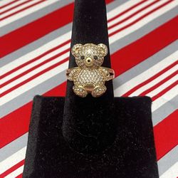 14k Teddy Bear Ring