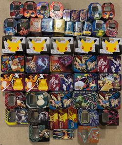 Pokemon EMPTY Tin Collection