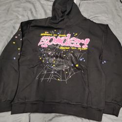 Spyder Sp5der Hoodie Mens Size large (READ DESCRIPTION)