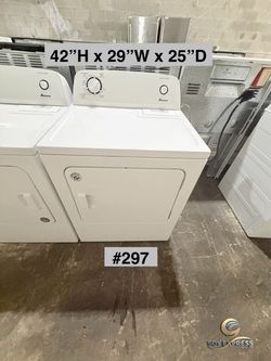 Amana Electric Dryer (#297) SEE PRICE DESCRIPTION