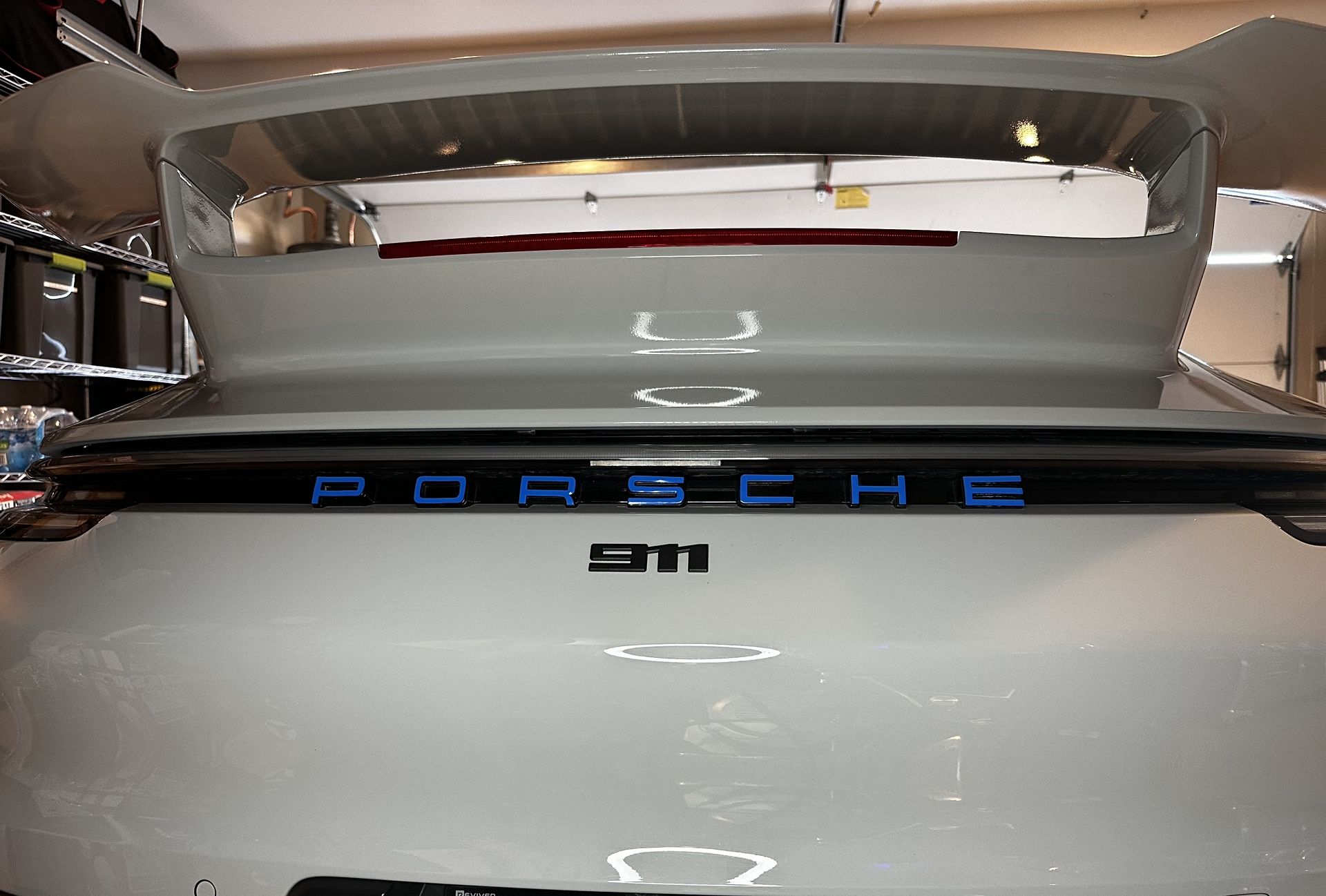 Porsche 911 2020-2024 992 Rear Emblem Badge Color Change Overlay Decal GTS GT3 Targa S