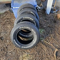 (4) Copper Cobra GT P245/60R15 Tires 9/32