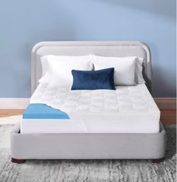 Sería Cool Relief Pillow Top & Memory Foam 4" Mattress Topper  $99.99  Available 371 S. Lincoln Ave  Corona 92882
