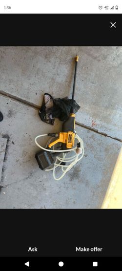 DeWalt battery operated pressure washer and more
