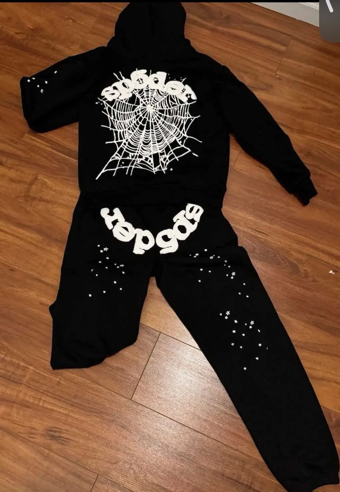 Black And White Spider Hoodie 