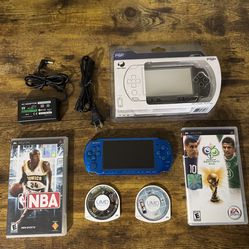 PSP 3000 (Slim Model) With Games & New Armorlite Case