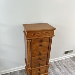 Oak Amish Made Jewelry Box