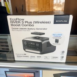 EcoFlow River 3 Plus Wireless Portable Power Station & Two RAPID 5000 Power Bank