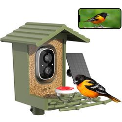 Smart Bird Feeder Camera with AI Species Identifier 