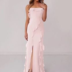 Azazie Bridesmaids Dresses In Blushing Pink