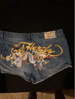 ed hardy denim shorts (XL)