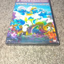 New Factory Sealed 3 Movie Smurf Collection Dvd