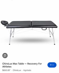 Massage Max Table Chirolux Brand   and case