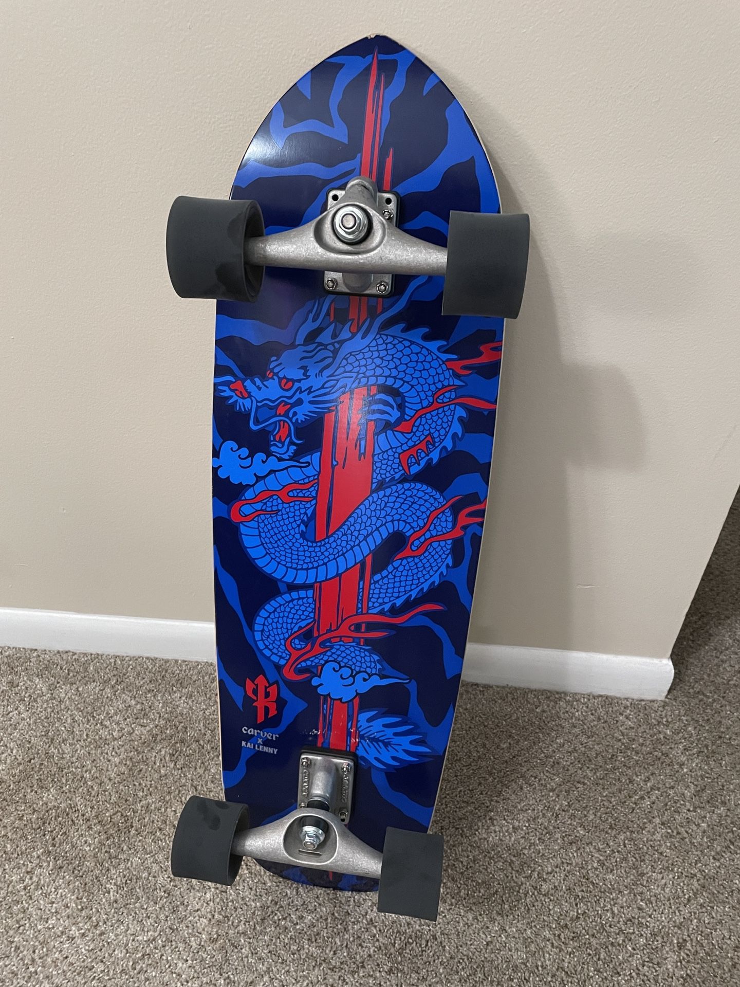 Carver Surfskate 34” Kai Lenny Dragon Complete CX Skateboard for