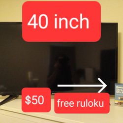 40 Inch Tv With New  ROKU Stick
