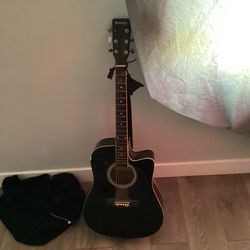Guitar With Amplifier 