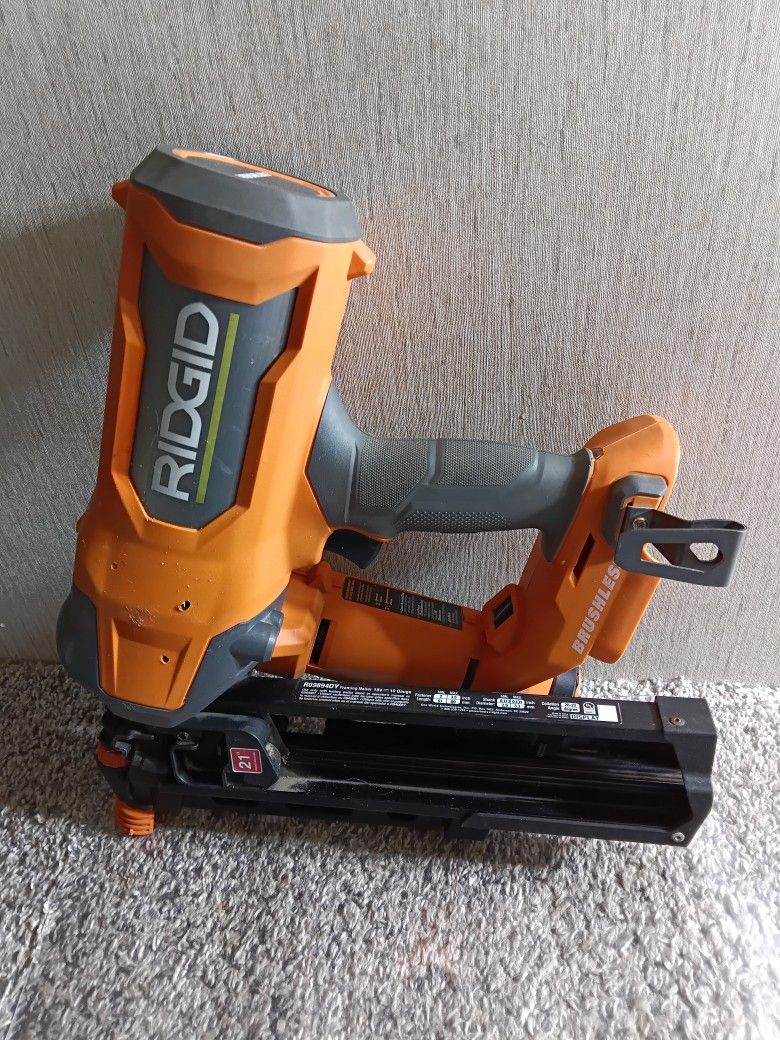 Rigid 18v Framing Nail Gun Brand New Tool Only