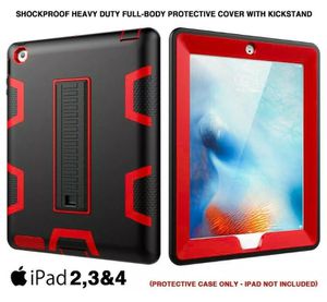 Photo IPad case 2,3 and 4 generation black and red