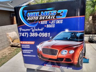 ENCLOSED AUTO DETAILING TRAILER