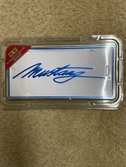 Mustang Plate