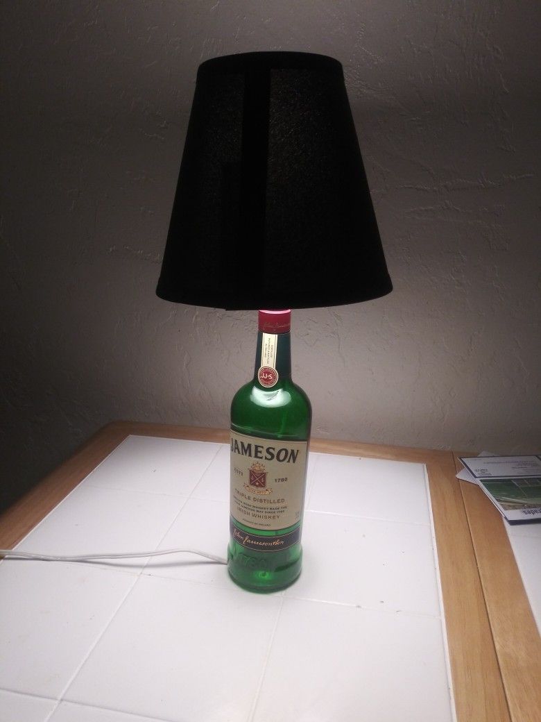 Whiskey Bottle Lamp