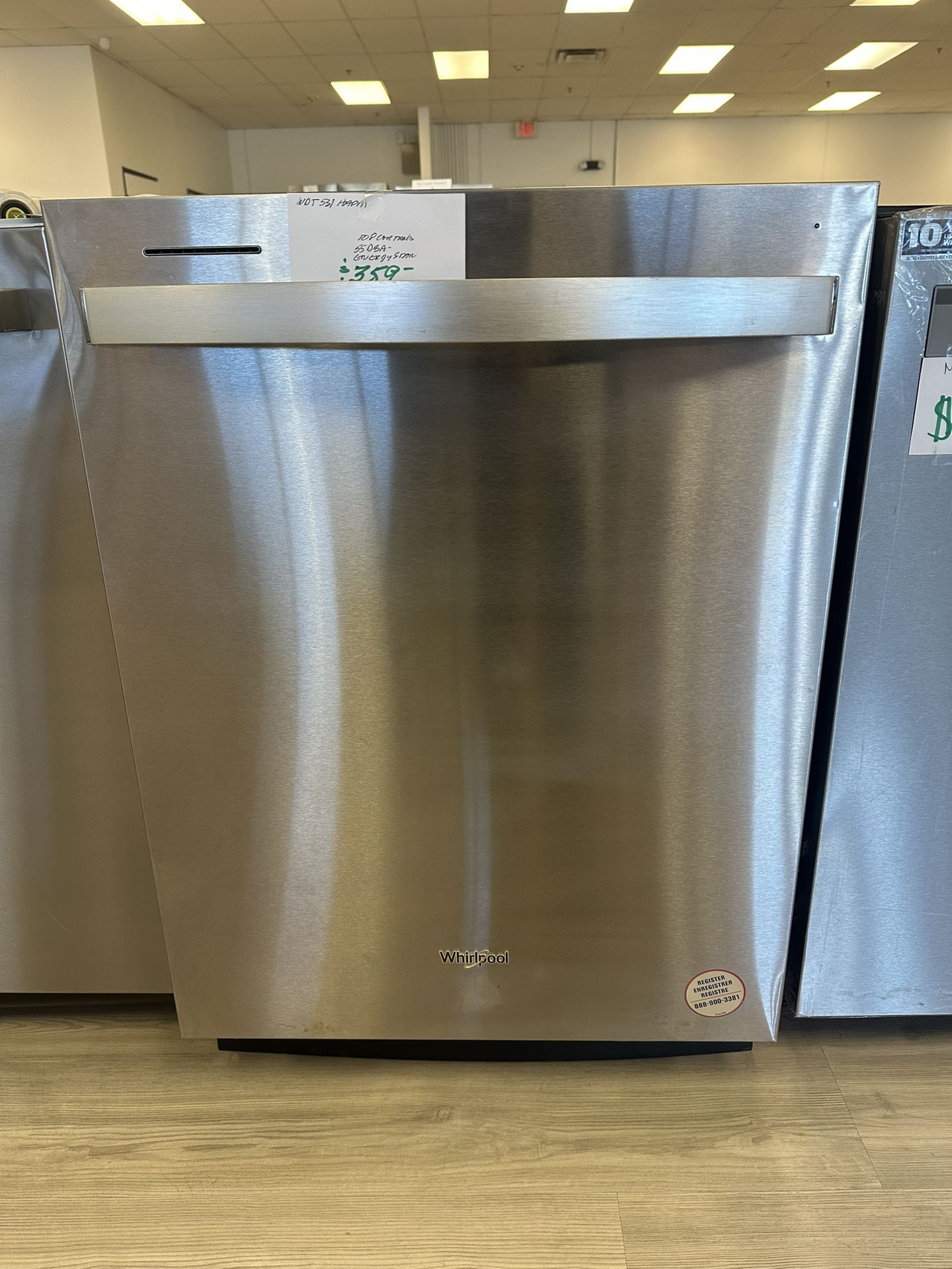 Whirlpool Dishwasher Stainless Steel
