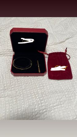 love bracelet 18k yellow gold screwdriver set with box