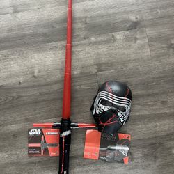 Star Wars Mask And Lightsaber 