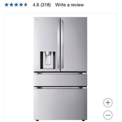 LG Counter-Depth MAX with Zero Clearance 3-Door French Door Refrigerator 2