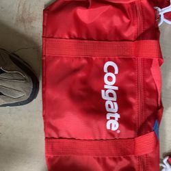 Colgate Toothpaste Red Advertising Tote Bag 