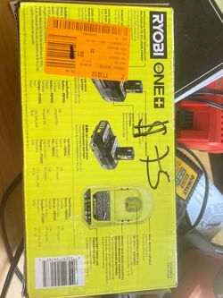 Ryobi 18V ONE+ Battery and Charger Kit