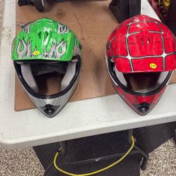 Youth Motorcycle Helmets Very Good Condition