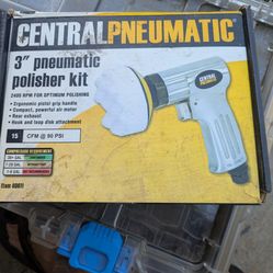 CENTRAL PNEUMATIC 3" POLISHER KIT