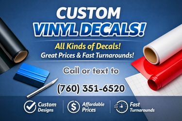 Custom Decals / Stickers