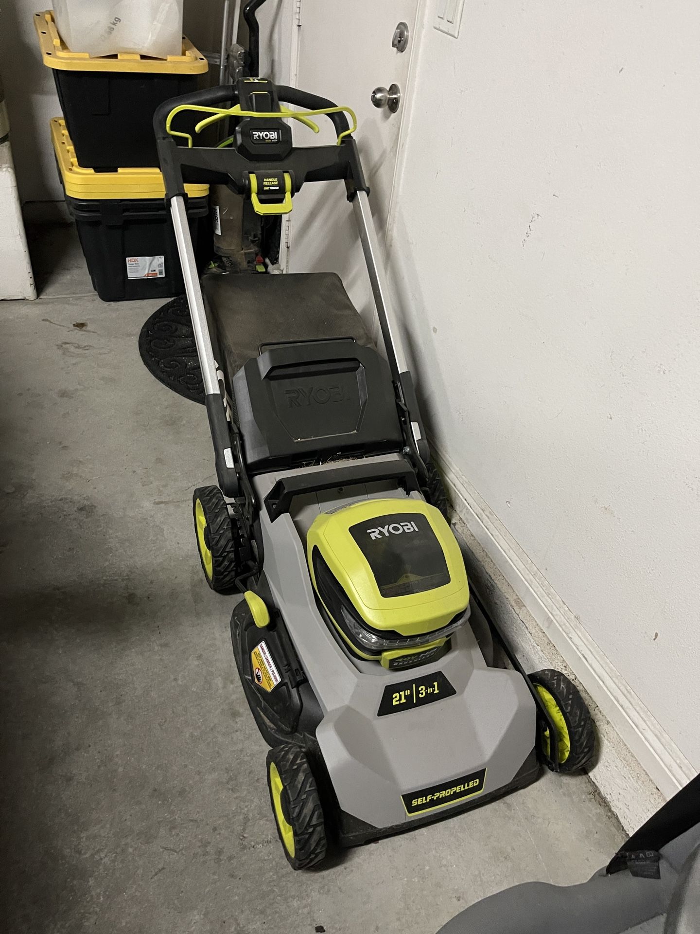 40V HP Brushless 20 in. Cordless Electric Battery Walk Behind Self-Propelled Mower with 6.0 Ah Battery and Charger