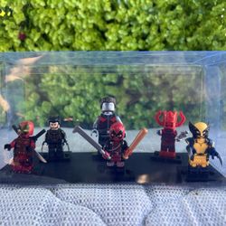 Lego Compatible Marvel Deadpool And Wolverine Blocks Box Set