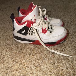 Nike Air Jordan 4 Retro TD ‘Fire Red’ 2020  BQ7670-160  Little Kids Size 12c